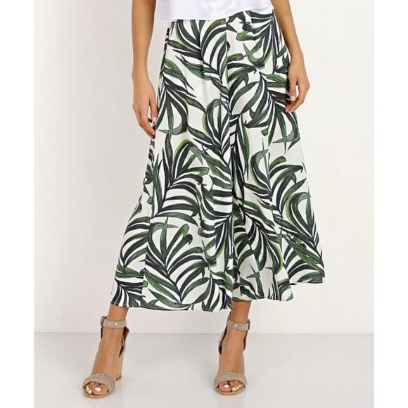Show Me Your Mumu Gracias Gaucho Pant Peruvian Palm Breeze Cropped Wide Leg XS - Picture 3 of 12
